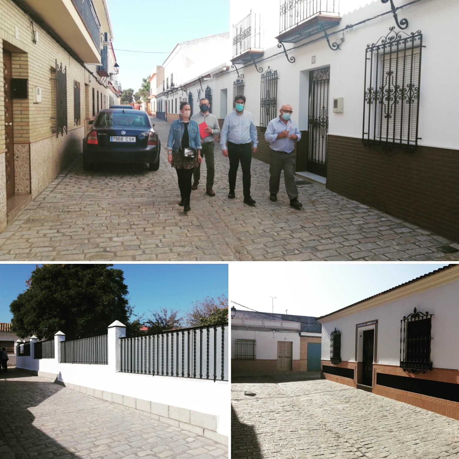 Calle Julio Romero de torres repavimentada