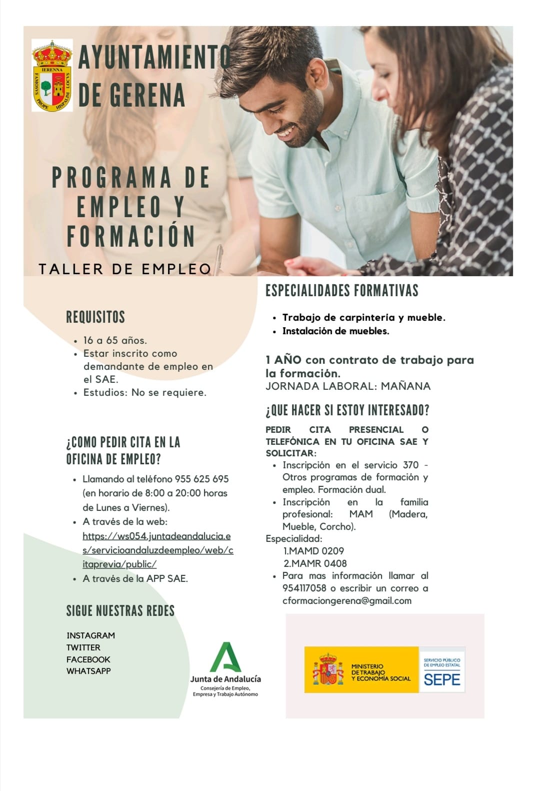 taller de empleo 2023