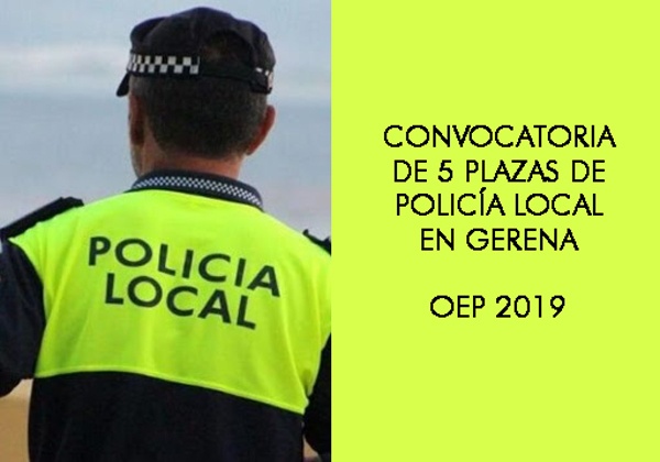 policia local convocatoria de plazas
