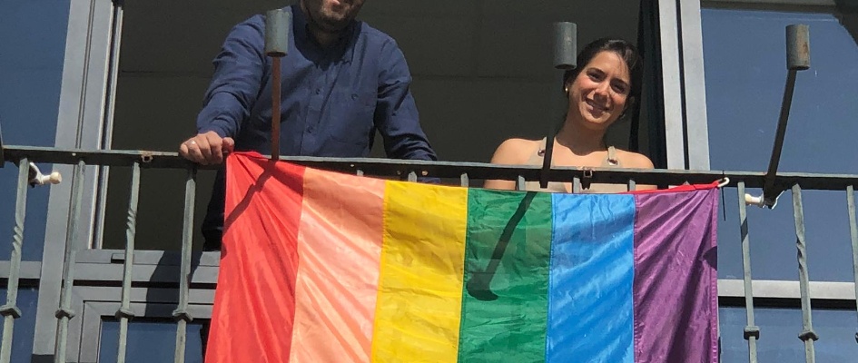 Puesta de bandera LGTBI 2019